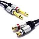 АДАПТЕР, АДАПТЕР, РЕДУКЦИЯ 2x JACK 6.3 MONO 2X RCA SOCKET VITAL CABLE