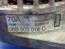 VW PASSAT B5 1.6 8V ALTERNATEUR 06B903016C VALEO 2542238A 70A TESTphoto 5