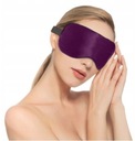 Атласная маска для сна, повязка на голову для сна, роскошный фиолетовый цвет