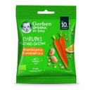 Чипсы пшенично-овсяные морковно-апельсиновые для детей 7г Gerber Organic