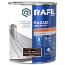 RAFIL RADACH КРАСКА ДЛЯ КРЫШИ ШОКОЛАДНО-КОРИЧНЕВЫЙ RAL 8017 0,75Л ГЛЯНЦЕВЫЙ КОРИЧНЕВЫЙ