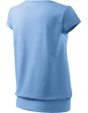 City dámske tričko modré M bavlna Dominujúci vzor bez vzoru