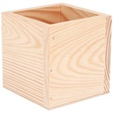 Деревянная коробочка-контейнер для мелков ДЕКУПАЖ.