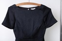 H&M šaty odhalený chrbát XS/34 malá čierna Veľkosť 34