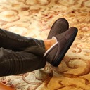 Pánske papuče z pamäťovej peny s útulnou fleecovou podšívkou, Dĺžka vložky 33 cm