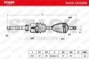 ARBRE DE TRANSMISSION STARK SKDS-0210296 DROIT VERS FIAT SCUDO VAN (220) SCUDO UNIVERSELphoto 9