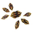 MYSTERIUM ZŁOTY ZESTAW 7 METALOWYCH KOŚCI RPG