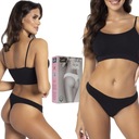 Стринги Gatta, Трусики String Thong, хлопок, черный M