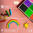 Plastelína veľká sada pre deti 24 farby pre hru kreatívne vylepovanie Značka Creative Deco