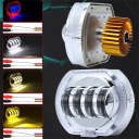 ГАЛОГЕН 5W1 СВЕТОДИОДНЫЕ МОТОЦИКЛЕТНЫЙ QUAD RING СИНИЙ СВЕТОДИОДНЫЕ ФАРЫ МОТОР СКУТЕР  фото 16