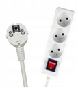 РАЗЪЕМ ПИТАНИЯ, УДЛИНИТЕЛЬНЫЙ КАБЕЛЬ ДЛИНОЙ 3 м, 3 РОЗЕТКИ, ВЫКЛЮЧАТЕЛЬ ЭЛЕКТРИЧЕСТВА THIEF