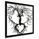 Ажурная картина Настенное украшение 3D Панно Лица