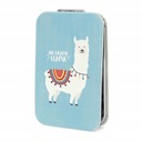 КАРМАННОЕ ЗЕРКАЛО ЛАМА АЛЬПАКА, РАЗНЫЕ ЦВЕТА