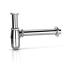 Хромированный сифон для умывальника