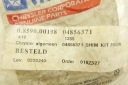 GASKETS SHAFT ZEBNIKA JEEP 04856371 MOPAR  photo 10