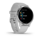 Smartwatch Garmin Venu 2S srebrny Materiał koperty stal