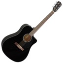 Электроакустическая гитара Fender CD-60SCE WN BK