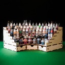 Вальехо / Армейский художник / Угловая подставка для краски Citadel + ящики