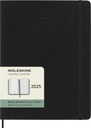 Knižný kalendár 2025 B5 Moleskine čierny