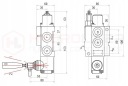 DISTRIBUTEUR HYDRAULIQUE 1 SECTIONNEL 40L BADESTNOSTphoto 6