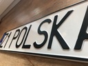 POLSKA BOARD UNDER FRAMES REGISTRATION REPLICA GIFT HOLOGRAM AND FRAME 