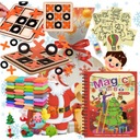 PACZKI PACZKA NA MIKOŁAJA PIANKOLINA KOLOROWANKA WODNA PIASKOWANKI L83