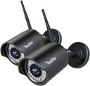2X KAMERA ZEWNĘTRZNA MONITORING 1080 HD IP66 WIFI