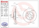 DISCOS ZAPATAS PARTE DELANTERA BREMBO RENAULT ESPACE II 