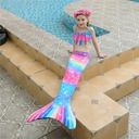 Dzieci dziewczyny ogon syreni do pływania kostium Kolor wielokolorowy