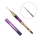 Двусторонняя кисть для гелевых украшений Clavier.