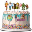 ТОПЕРЫ ДЛЯ ТОРТА СКУБИ ДУ, КУБИКИ, ПЕРСОНАЖИ, 11 штук