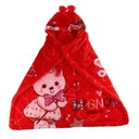 Plášťová pončo bunda s kapucňou pre novorodenca červená 3 Kód výrobcu Kgedon-72012176