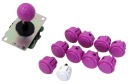 НАБОР ДЖОЙСТИКА COOL BEAR BUTTON, ФИОЛЕТОВЫЙ, 11 ЭЛЕМЕНТОВ