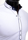 Pánska košeľa Elegantná bavlnená nohavica Casual Dominujúca farba biela