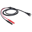 Przewód BNC - 2 x wtyk banan izolowany