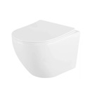 VELDMAN БЕЛЫЙ УНИТАЗ БЕЗОБОДКИ VITO-2 SLIM PREMIUM SEAT