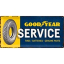 Вывеска GOODYEAR SERVICE, постер, листовой металл, 25X50