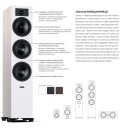INDIANA LINE TESI 6 WHITE + Yamaha R-N800A MusicCast Tidal Wi-Fi DAB+