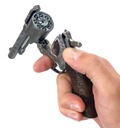 Metalowy pistolet na kapiszony, kabura, kajdanki - ZESTAW Gonher 157/0 EAN (GTIN) 8410982015701