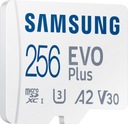 SAMSUNG KARTA PAMIĘCI MICRO SD XC EVO+ U3 256GB 4K 160Mb/s