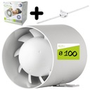 ДОМАШНИЙ БЕСШУМНЫЙ КАНАЛЬНЫЙ ВЕНТИЛЯТОР FIØ100 С ОБРАТНЫМ КЛАПАНОМ