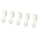 Крючок ИКЕА СУННЕРСТА БЕЛЫЙ 5 шт.