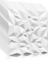 Потолочные панели белого цвета 3D Аметист