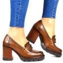 iShoes ОБУВЬ ЖЕНСКАЯ МОКАСИНЫ НА ВЫСОКОМ КАБЛУКЕ С ДЕКОРАТИВНОЙ ЗОЛОТОЙ ПРЯЖКОЙ