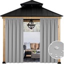 ВОДОНЕПРОНИЦАЕМАЯ САДОВАЯ ЗАНАВЕСА 155x180 НАРУЖНЫЕ ШТОРЫ С ТУННЕЛЬНЫМ ВЫБОРОМ