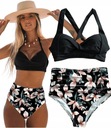 STRÓJ KĄPIELOWY DWUCZĘSCIOWY BIKINI WIĄZANIE / XL