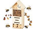 Отель для насекомых, Деревянный дом, Дом для пчел, Бабочки, Каменное растение, Кормушка