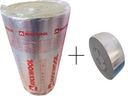 WEŁNA ALU LAMELLA MAT 40mm 6m2 Rockwool +taśma alu