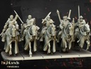 Highlands Miniatures Questing Knights Bretonnia Cavalry CMD (3 модели)