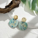 AENSOA Ручная работа Бирюзовая мраморная полимерная глина Dro